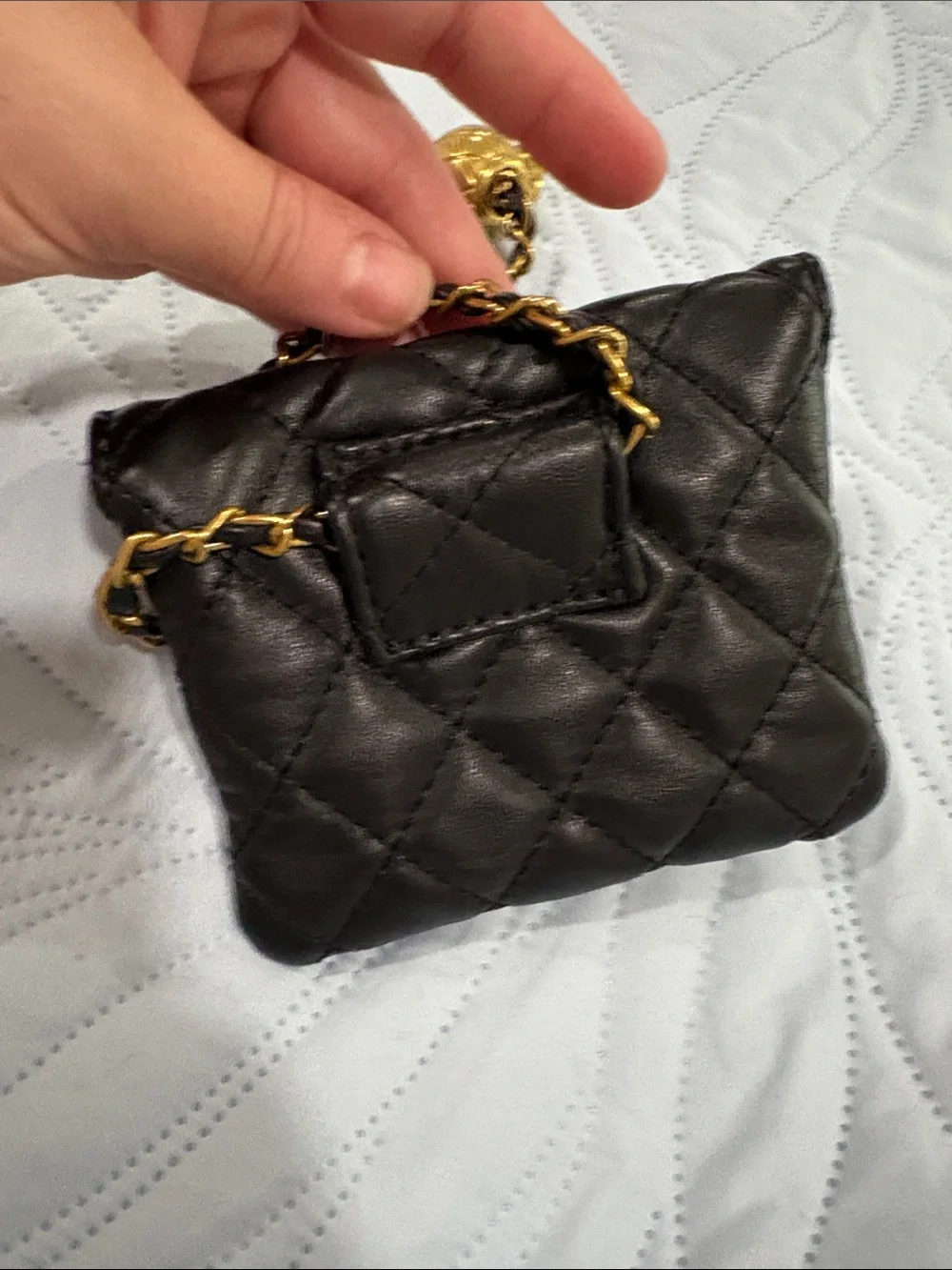 vintage gold mesh coin purse